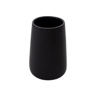 Ποτηράκι μπάνιου BAMBOO ESSENTIALS πορσελάνης σε χρώμα μαύρο Ποτηράκι μπάνιου BAMBOO ESSENTIALS πορσελάνης σε χρώμα μαύρο