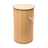 Καλάθι απλύτων πτυσσόμενο Bamboo Essentials στρογγυλό χωρητικότητας 57lt Καλάθι απλύτων πτυσσόμενο Bamboo Essentials στρογγυλό χωρητικότητας 57lt