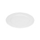 Πιάτο ρηχό Athénée πορσελάνινο ανάγλυφο διαμέτρου 27cm σε λευκό χρώμα
