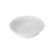 Μπολ Athénée πορσελάνινο ανάγλυφο διαμέτρου 16.5cm σε χρώμα λευκό