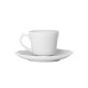 Φλιτζάνι του καφέ Athénée πορσελάνινο ανάγλυφο 100ml σε χρώμα λευκό