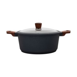 Κατσαρόλα Stone αντικολλητική χυτού αλουμινίου διαμέτρου 28cm 6.7lt