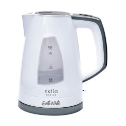 Βραστήρας GUSTO WHITE πλαστικός 2200w χωρητικότητας 1.7lt σε λευκό χρώμα
