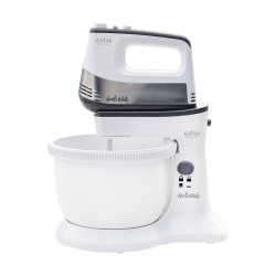 Μίξερ GUSTO WHITE ισχύος 500w με περιστρεφόμενο μπολ χωρητικότητας 3.4lt Μίξερ GUSTO WHITE ισχύος 500w με περιστρεφόμενο μπολ χωρητικότητας 3.4lt