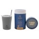 Θερμός Coffee Mug Save the Aegean χωρητικότητας 350ml σε χρώμα Fjord Grey