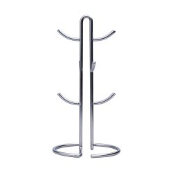 Βάση για κούπες NICKEL 6 θέσεων κατασκευασμένη απο κράμα ψευδαργύρου Estia