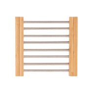 Βάση μαγειρικού σκεύους πτυσσόμενη BAMBOO ESSENTIALS απο ανοξείδωτο ατσάλι και Bamboo διαστάσεων 22x21.3x2.2cm Estia Βάση μαγειρικού σκεύους πτυσσόμενη BAMBOO ESSENTIALS απο ανοξείδωτο ατσάλι και Bamboo διαστάσεων 22x21.3x2.2cm Estia