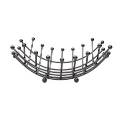 Φρουτιέρα elegant Nickel Black από κράμα ψευδαργύρου Φρουτιέρα elegant Nickel Black από κράμα ψευδαργύρου