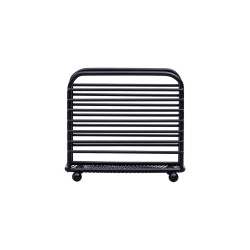 Χαρτοπετσετοθήκη Metal Black μεταλλική διαστάσεων 12x5cm σε μαύρο χρώμα