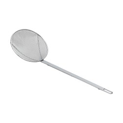 Κουτάλα αράχνη ρηχή τρυπητή από ανοξείδωτο ατσάλι μήκους 44cm