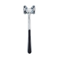 Σφυρί κρέατος 2 όψεων NICKEL από κράμα ψευδαργύρου με αντιολισθητική λαβή