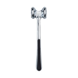 Σφυρί κρέατος 2 όψεων NICKEL από κράμα ψευδαργύρου με αντιολισθητική λαβή