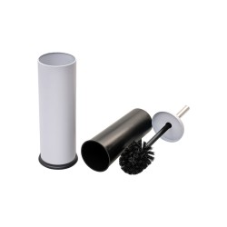 Πιγκάλ μεταλλικό με εσωτερικό πλαστικό δοχείο CLASSIC ύψους 38.8cm σε ματ λευκό Estia