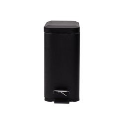 Χαρτοδοχείο μπάνιου Soft close Slim χωρητικότητας 5lt σε χρώμα μαύρο Χαρτοδοχείο μπάνιου Soft close Slim χωρητικότητας 5lt σε χρώμα μαύρο