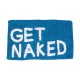 Ταπέτο μπάνιου Get Naked βαμβακερό διαστ΄ασεων 80x50cm σε χρώμα μπλε