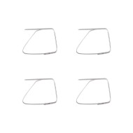 Κλιπ για τραπεζομάντηλα ανοξείδωτο διαστάσεων 6x4cm 4 τεμάχια