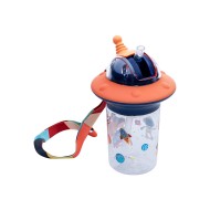 Παιδικό παγούρι Astro πλαστικό χωρητικότητας 450ml σε χρώμα σκούρο μπλε