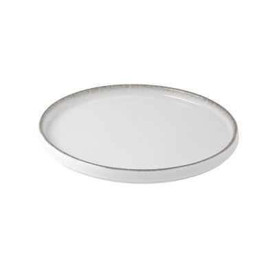 Πιάτο ρηχό κάθετο Pearl white πορσελάνινο διαμέτρου 26cm