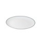 Πιάτο ρηχό Pearl white πορσελάνινο διαμέτρου 21cm