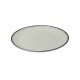 Πιάτο ρηχό Pearl grey πορσελάνινο διαμέτρου 21cm