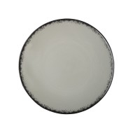 Πιάτο ρηχό Pearl grey πορσελάνινο διαμέτρου 21cm