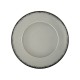 Πιάτο ριζότου Pearl grey πορσελάνινο διαμέτρου 24cm