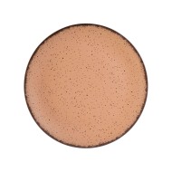 Πιάτο ρηχό Terra salmon πορσελάνινο διαμέτρου 21cm