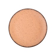 Πιάτο ρηχό Terra salmon πορσελάνινο διαμέτρου 21cm