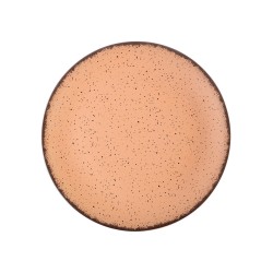 Πιάτο ρηχό Terra salmon πορσελάνινο διαμέτρου 21cm