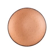 Πιάτο βαθύ Terra salmon πορσελάνινο με διάμετρο 23cm