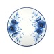 Πιάτο ρηχό Blue rose πορσελάνινο διαμέτρου 20cm