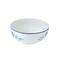 Σαλατιέρα βαθιά Blue rose πορσελάνινη διαμέτρου 23cm