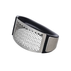 Πρέσσα σκόρδου ανοξείδωτη με εργονομική λαβή σιλικόνης