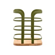 Θήκη για κουτάλες BAMBOO ESSENTIALS σε λαδί χρώμα διαστάσεων 12x12x12.5cm  Estia