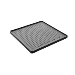 Πλάκα ψησίματος  Iron 2 όψεων μαντεμένια διαστάσεων 38x38cm