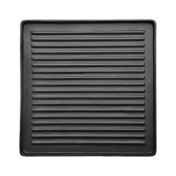 Πλάκα ψησίματος  Iron 2 όψεων μαντεμένια διαστάσεων 38x38cm