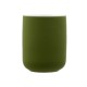 Ποτηράκι μπάνιου Olive series πήλινο σε διάσταση 7.5x7.5x9.7cm σε λαδί χρώμα