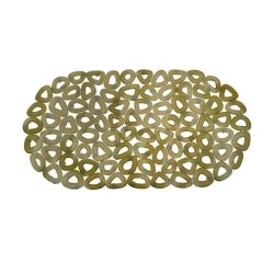 Αντιολισθητικό πατάκι μπανιέρας OLIVE SERIES διαστάσεων 68x35cm από ανακυκλωμένο PVC σε χρώμα λαδί