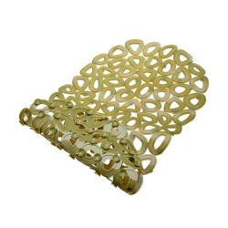 Αντιολισθητικό πατάκι μπανιέρας OLIVE SERIES διαστάσεων 68x35cm από ανακυκλωμένο PVC σε χρώμα λαδί