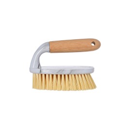 Βούρτσα καθαρισμού πατώματος χειρός Bamboo Essentials με σχέδιο μάρμαρο