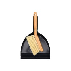 Σκούπα με φαράσι χειρός BAMBOO ESSENTIALS σε χρώμα μαύρο