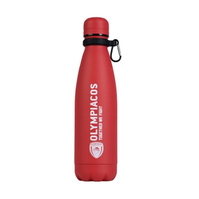 Θερμός μπουκάλι Travel Flask Olympiacos BC Edition χωρητικότητας 500ml σε κόκκινο χρώμα