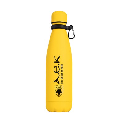Θερμός μπουκάλι Travel Flask Aek BC Edition χωρητικότητας 500ml σε κίτρινο χρώμα