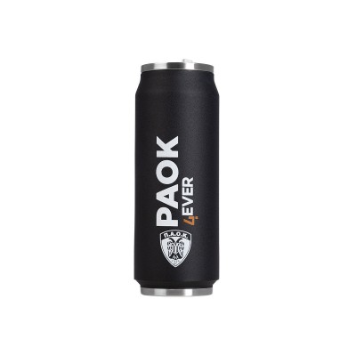 Θερμ΄ός Travel Cup Paok BC Edition χωρητικότητας 500ml σε μαύρο χρώμα