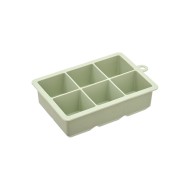 Παγοθήκη σιλικόνης 6 θέσεων σε χρώμα mint green διαστάσεων 16x10x4cm