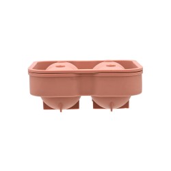 Παγοθήκη σιλικόνης 4 θέσεων σφαιρικό σχήμα σε χρώμα rotten apple