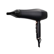 Πιστολάκι μαλλιών hair luxe ισχύος 2200w με 3 επίπεδα θερμότητας σε μαύρο χρώμα Πιστολάκι μαλλιών hair luxe ισχύος 2200w με 3 επίπεδα θερμότητας σε μαύρο χρώμα