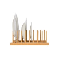 Πιατοθήκη Bamboo Essentials αναδιπλούμενη 2 επιπέδων