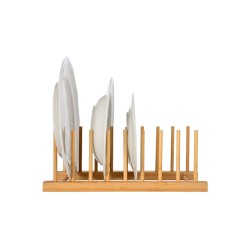 Πιατοθήκη Bamboo Essentials αναδιπλούμενη 2 επιπέδων