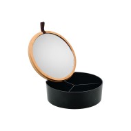 Κουτί αποθήκευσης και οργάνωσης μπάνιου Bamboo Essentials με καθρέφτη Κουτί αποθήκευσης και οργάνωσης μπάνιου Bamboo Essentials με καθρέφτη